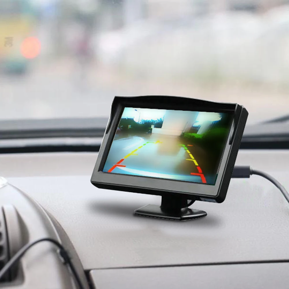Автоматическая парковка цифровой монитор для автомобиля обратное изображение