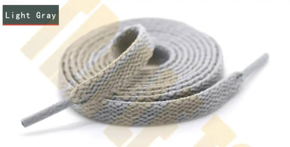 Light grey TRipleTop Красочные оригинальные эластичные Прочные шнурки с уменьшением катышков свободные-доказательство Анти-доказательство для шнурков - Цвет: Light grey