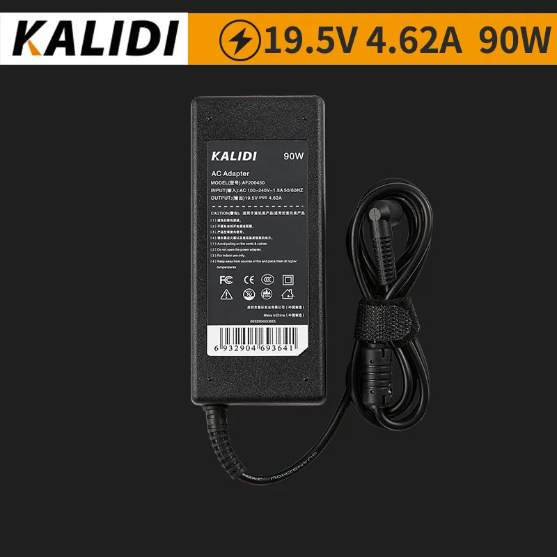 KALIDI 19 5 V 4.62A AC адаптер для ноутбука Dell Inspiron 7000 Vostro зарядное устройство 90W ноутбук