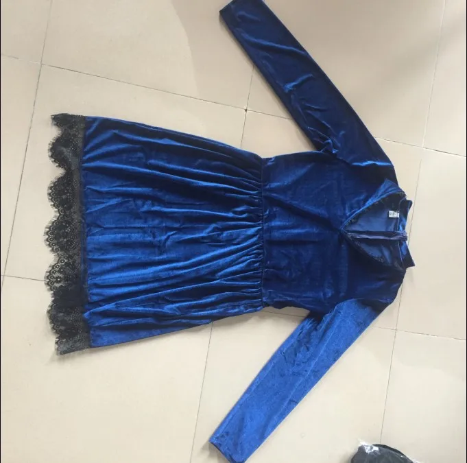 Sexe Mara Sexy Lace V Neck Halter Womens Dress Velet Retro Elegant Korean Female Dresses Fit and Flare Vestidos De Fiesta | Женская