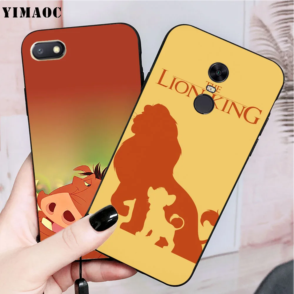 Мягкий силиконовый чехол YIMAOC lion king для Xiaomi Redmi Note 6 Pro 7 S2 Go |