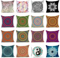 pillow case cover sofa waist cushion cover home decor bohemian mandala polyester