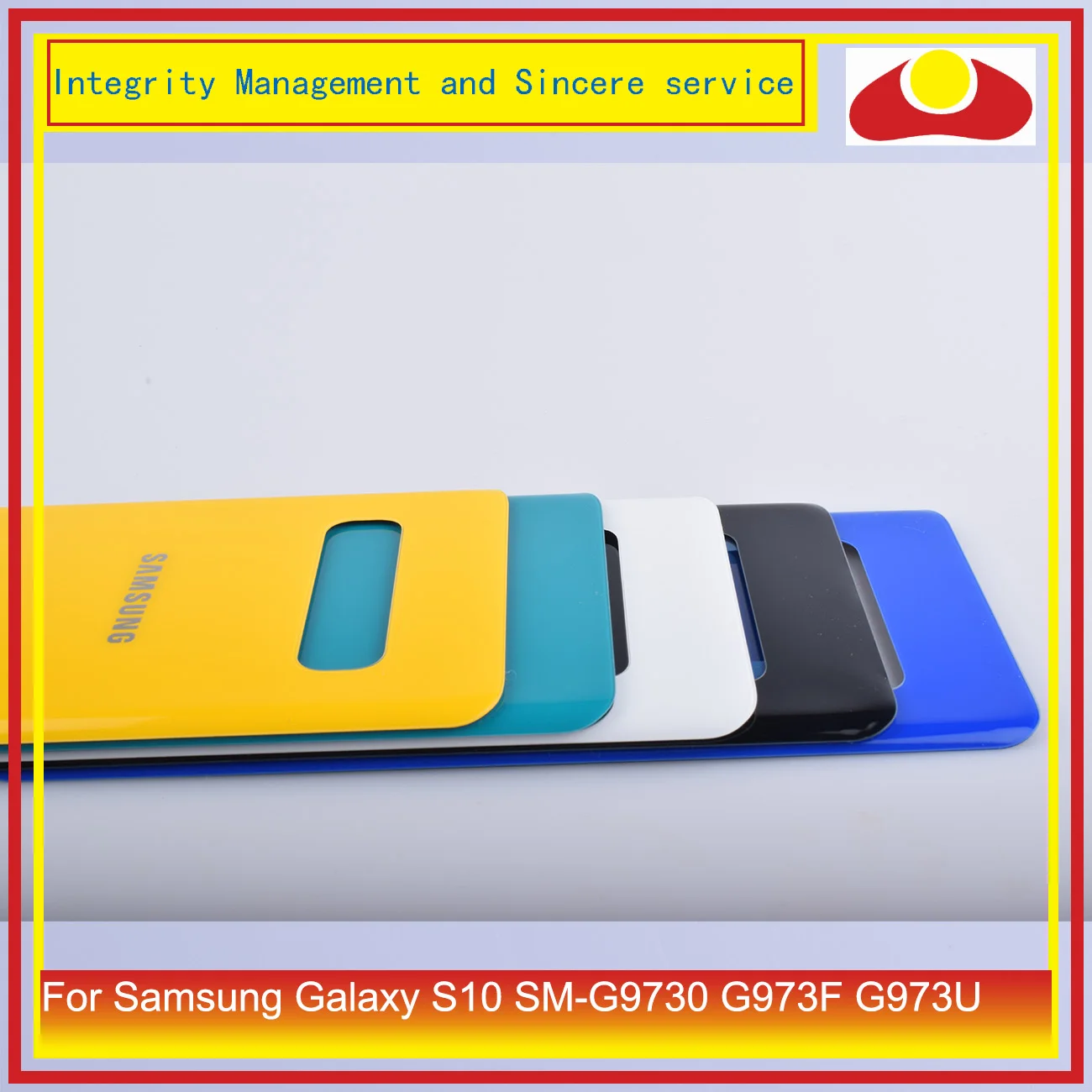 Для samsung Galaxy S10 G973F SM-G973F G973 корпус батарея Дверь Задняя стеклянная крышка чехол S10 Корпус Замена