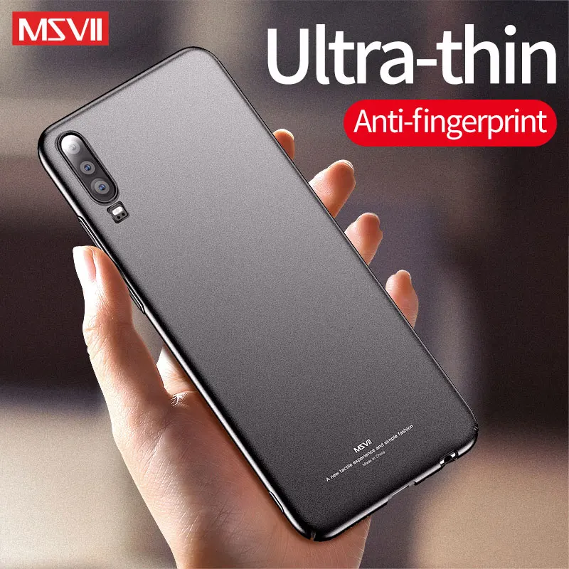 Чехол для Huawei P30 Pro тонкий матовый чехол Msvii P 30 автомобильный держатель Lite