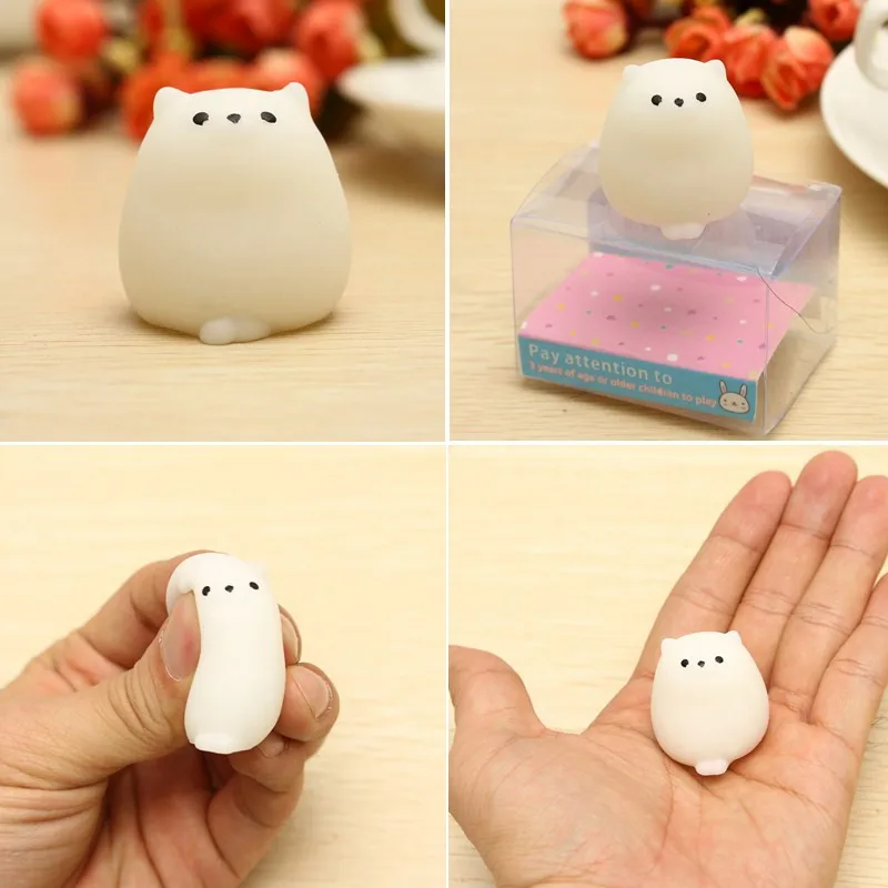 New Mochi Mouse Rat Soft Squeeze Toys Cute Healing Toy Kawaii Collection Stress Reliever Gift Decor For Children | Игрушки и хобби