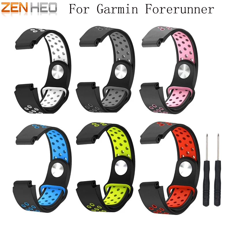 Сменный силиконовый ремешок для наручных часов Garmin Forerunner 235 220 230 620 630 735XT gps Смарт-часы браслет на запястье