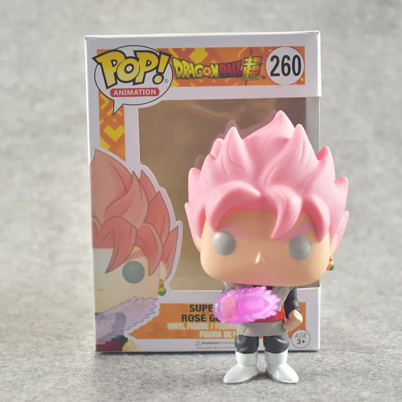 3 новых Стиль Dragon ball Z рисунок Super Saiyan Trunks Гоку черный супер Vol. 2 Пластиковая Фигурка героя модель игрушки - Цвет: with box PINK