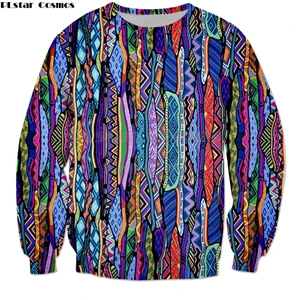 PLstar Cosmos Новая модная Толстовка 90's Ретро стиль 3D принт Crewneck Толстовка Мужская Женская Ретро стиль пуловеры - Цвет: color as the picture