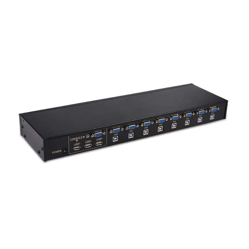 Kvm переключатель vga с 8 портами usb проводной Keypress удаленным переключателем для ПК
