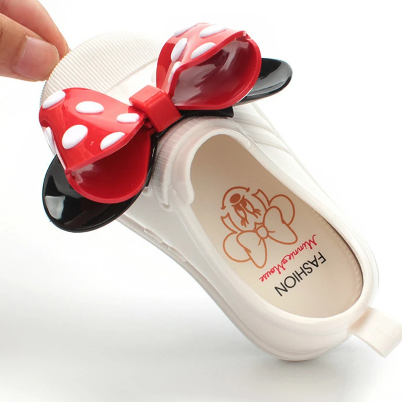 Disney/Новинка детская повседневная обувь для девочек с изображением Минни мягкая путешествий милая