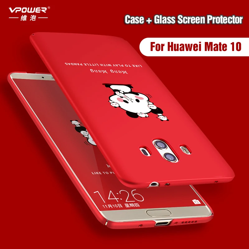 Vpower для huawei mate 10 чехол телефона мультяшный pro защита задней крышки оболочка с