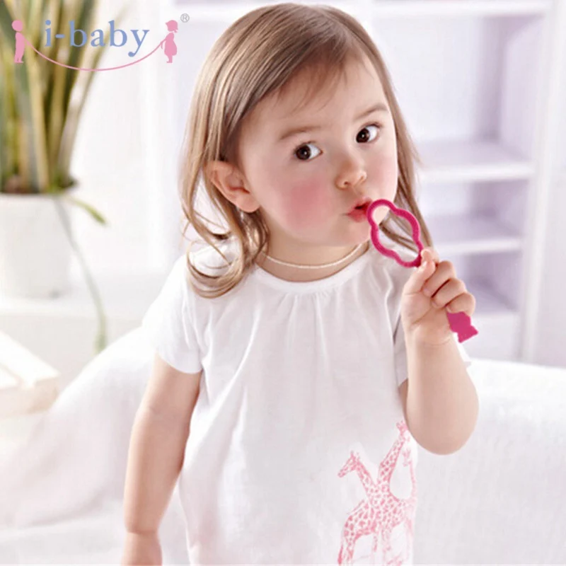Детская одежда i-baby футболка с младенцем из 100% хлопка для девочек футболки