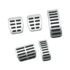 Крышка педали из нержавеющей стали для Audi A3, VW Polo 6N 9N 6R jetta MK4, Skoda Fabia, Seat Ibiza 6K6L6JSeat Leon