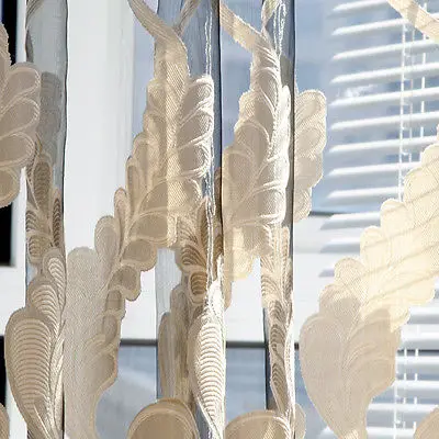 4 цвета модные тюлевые оконные занавески вуаль драпировка прозрачный шарф | Дом и