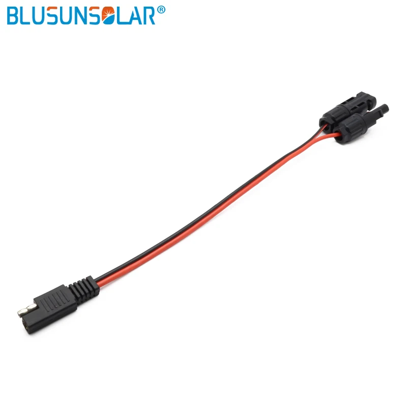 50 шт./лот SAE разъем батареи 14AWG 12 &quotпостоянного тока мощность pv солнечная панель