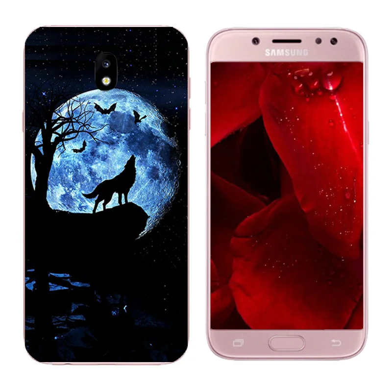 for Samsung Galaxy J5 2017 Case J530 Expression Printing Shell Phone Cases J530F Cover TPU Silicone Fundas Coque |