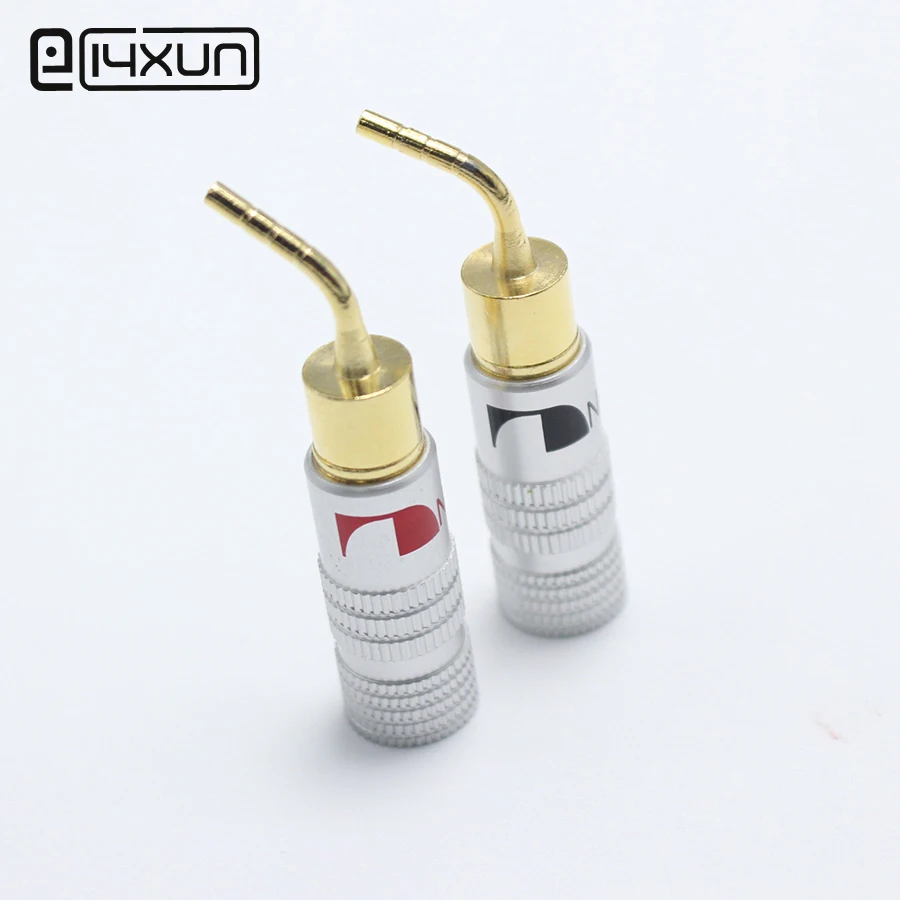 Новый золотистый динамик Nakamichi Pin Angel 2 мм банановый штекер для динамика проводной