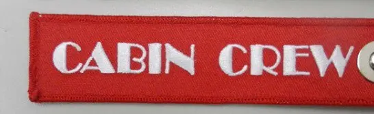 Asiana Airlines Star Alliance Cabin Crew Avation тканевый брелок с вышивкой|cabin crew|airline crewst keychain |