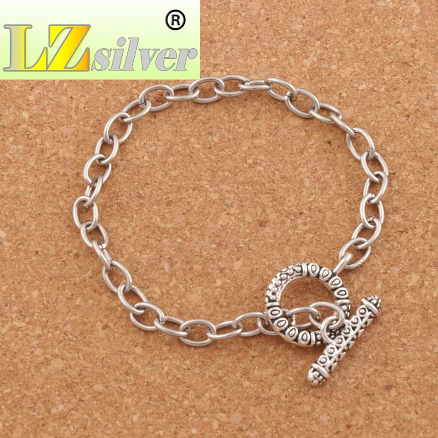 

evil Eye Round Bracelet Toggle Clasp Jewelry DIY Findings 100sets zinc alloy Fit Bracelets L853