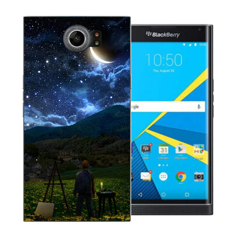 Чехол для Blackberry Priv, пластиковый жесткий чехол из поликарбоната с рисунком из мультфильма для Blackberry Priv, чехол для телефона s Coque Hoesje Carcasa