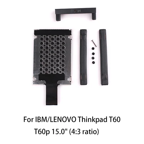 T60 T60p HDD жесткий диск крышка Caddy Рельсы+ винт для IBM/LENOVO Thinkpad X200 X200S X201 X201i X201S T61 R61 T430 T430i T420 - Цвет: T60 T60p