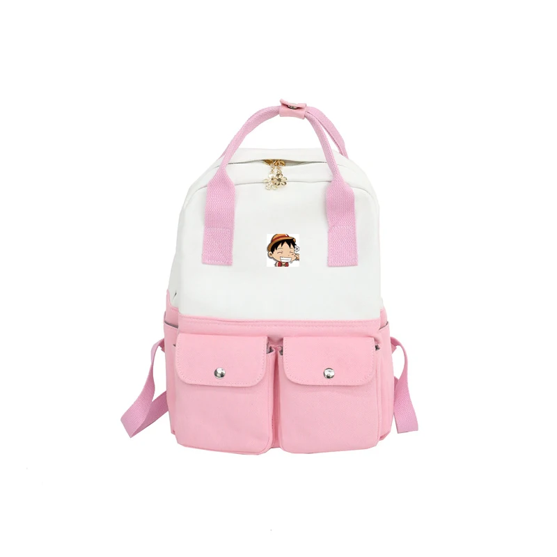 20 Мультфильм Сейлор Мун девушки рюкзак Mochila Feminina Милый Пикачу одна деталь Луффи сумка на плечо школьный ранец - Цвет: 20
