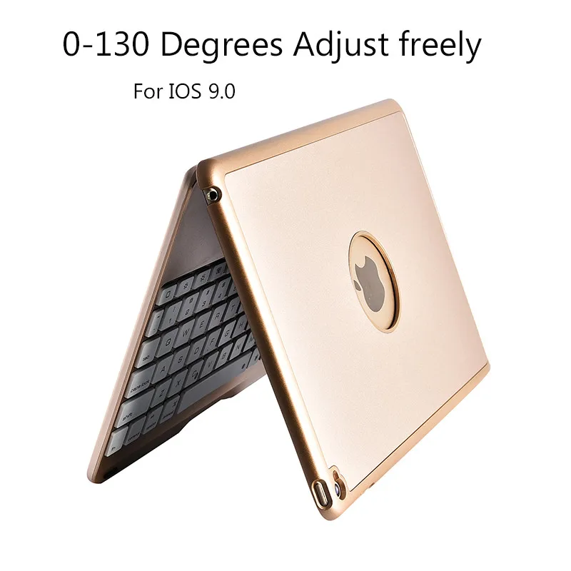 Aokin беспроводной Bluetooth 3 0 клавиатура для iPad Pro 9 7 дюйма LED подсветка ABS алюминиевый