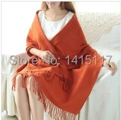 Зимний шарф 2014 клетчатый женский новый дизайнерский акриловый базовый шаль