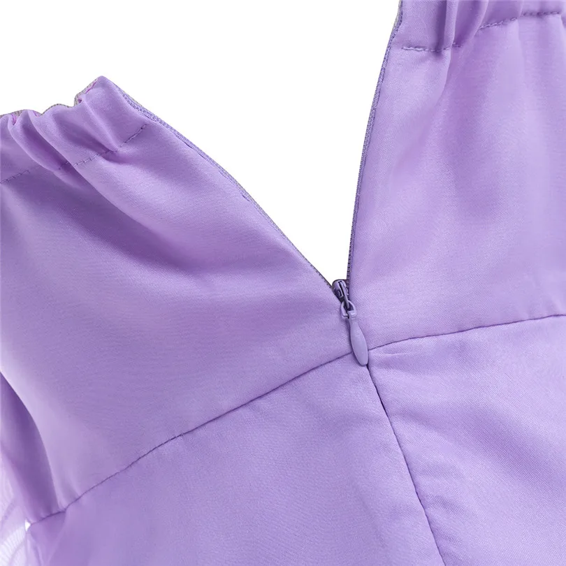 Элегантные белые платья TiaoBug из органзы с блестками и цветами для девушек