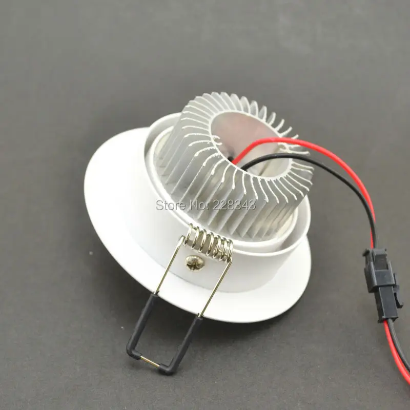 Новейший светодиодный встраиваемый Точечный светильник 5 Вт 7 10 COB Чип потолочный