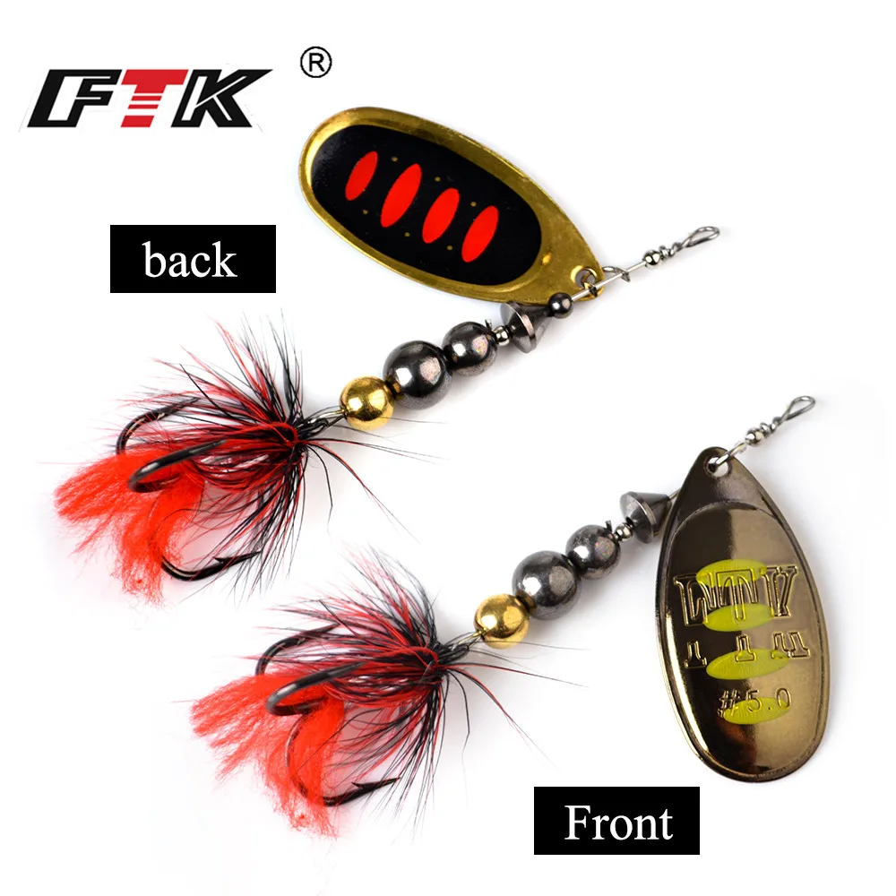 King Fishing Lur 1 шт. Ложка прилавок приманка для морской рыбалки с тройным крючком