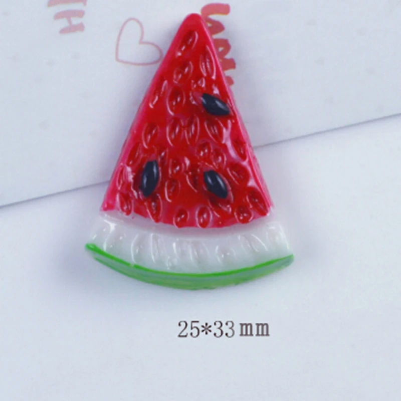 10 шт. кавайные плоские бананы вишни соломинка Кабошон из смолы декоративное