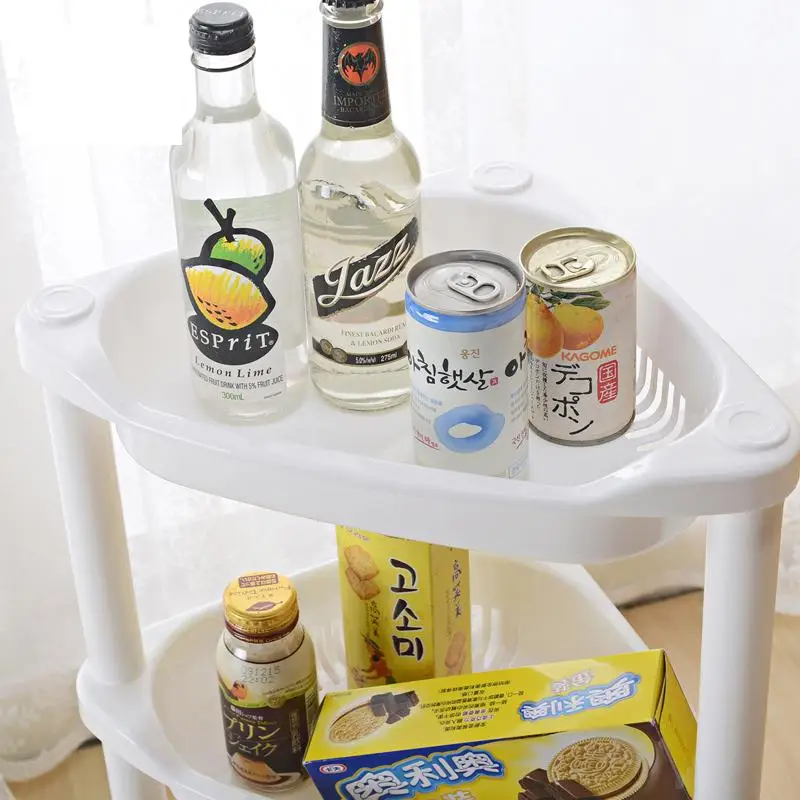 PP крепкие полки для хранения ванной комнаты Съемный Многоцелевой 4 уровня