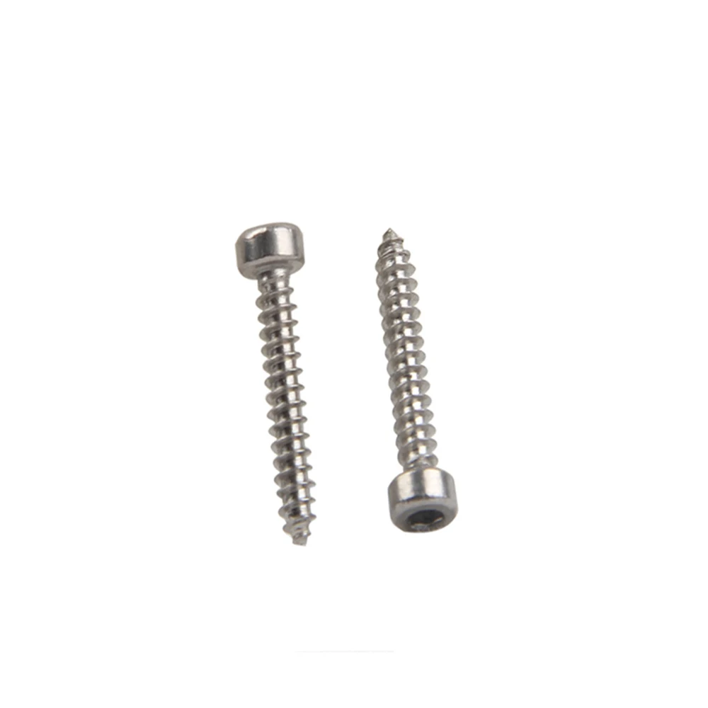 50pcs/Lot  M2/M2.6/M3 304 Stainless Steel With Sliver Hexagon Socket Cap Head 6mm/8mm/10mm/12mm Self Tapping Screw Model 