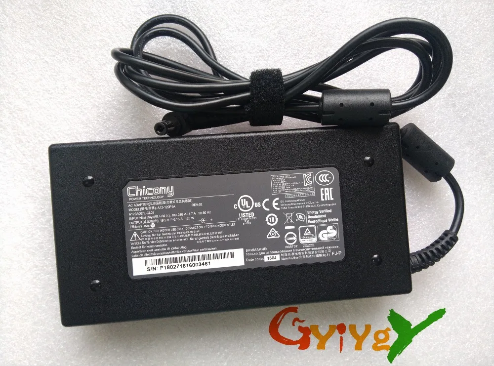 19 5 V 6.15A 120W ADP-120HM D Delta блок питания AC DC адаптер для MSI GP60 GE60 GP70 GE70 игровой ноутбук