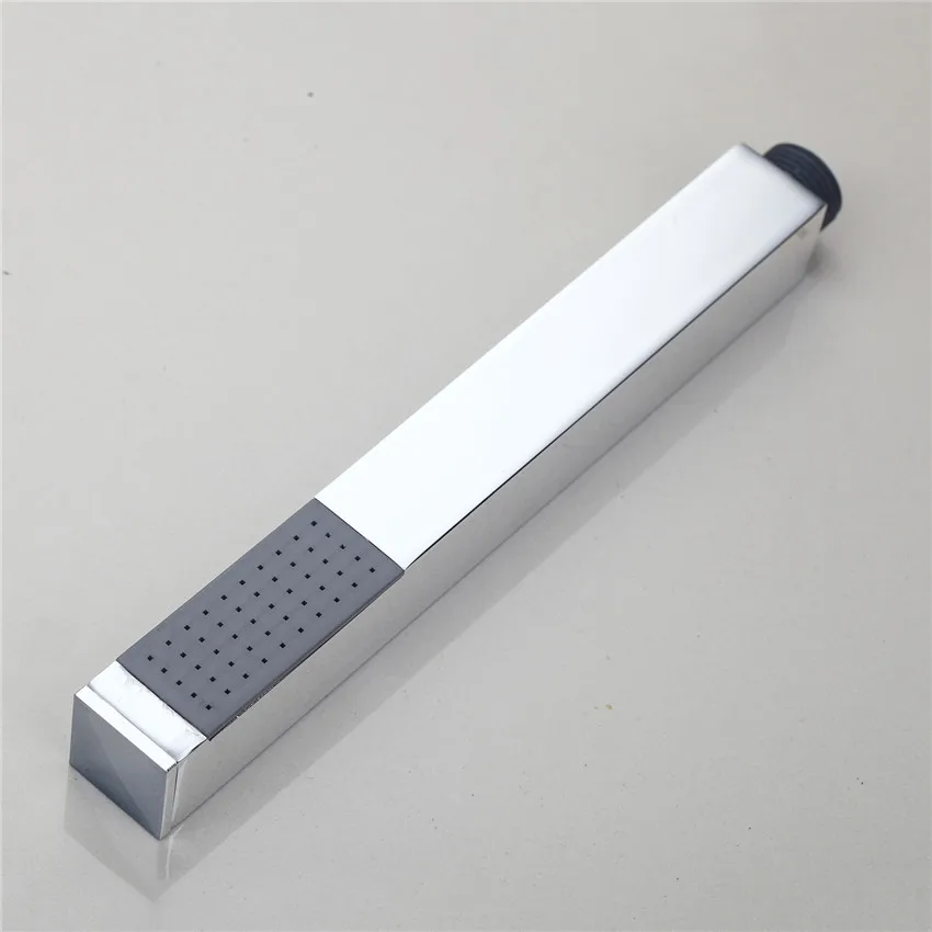 Смеситель для душа в ванную комнату сверхтонкий латунный корпус тропический душ