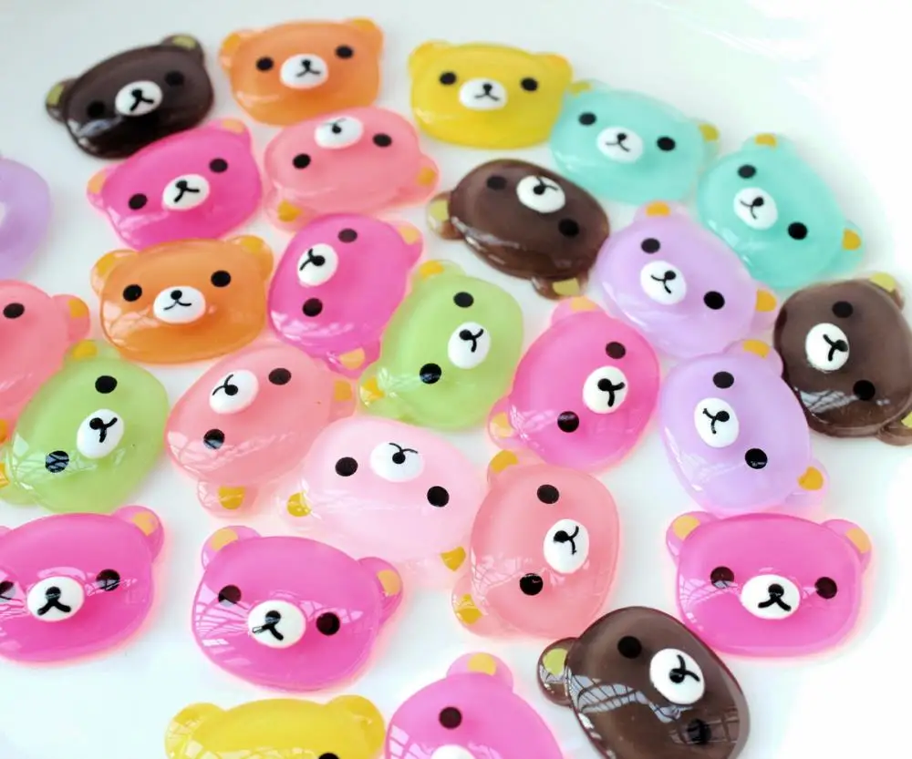 Полупрозрачные Кабошоны с блестками для животных 150 шт.|back back|animal cabochonanimation supplies |