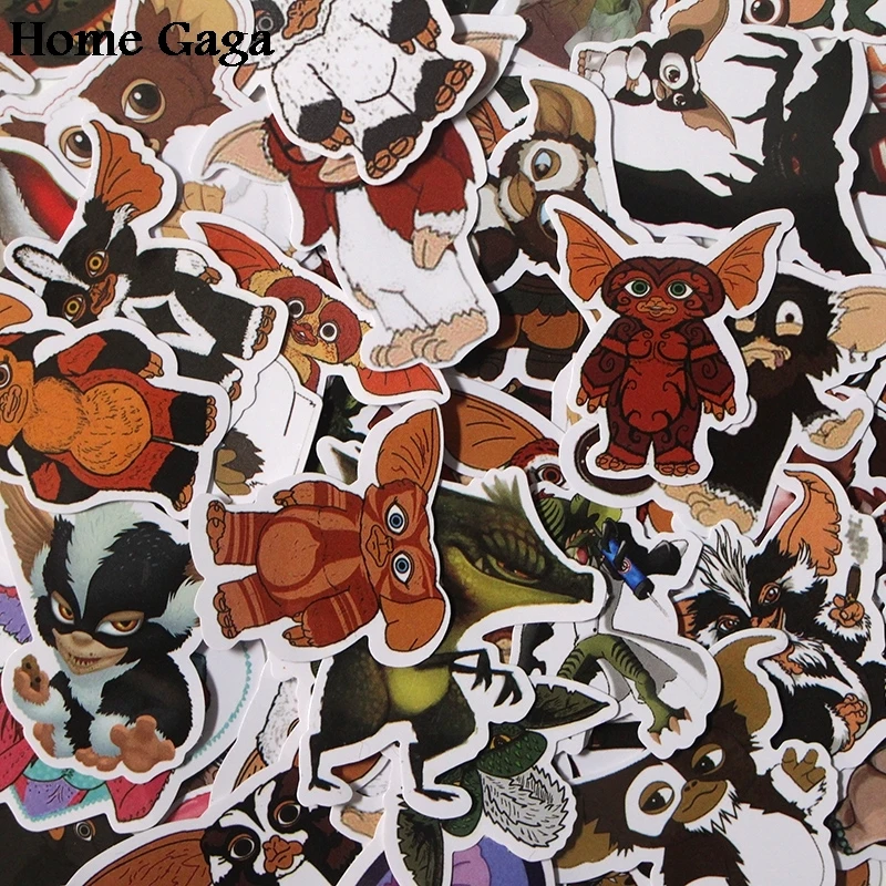 

20sets/lot Homegaga 66pcs/set Monster 90s Art print notebook phone laptop bicycle scrapbooking album decal stickers D1701