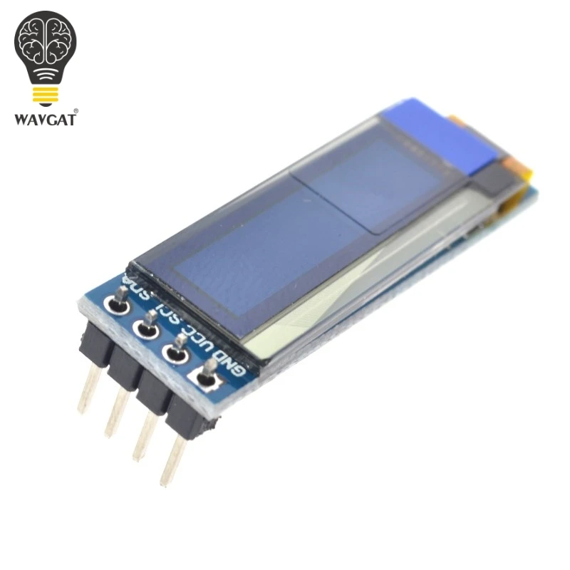 WAVGAT 0 91 дюймов O светодиодный модуль &quotСиний 128X32 ЖК дисплей Дисплей 91&quot IIC
