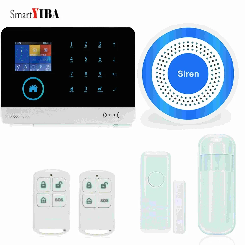 SmartYIBA Wi-Fi GSM-сигнализация Android ios приложение управления домашняя система охранной