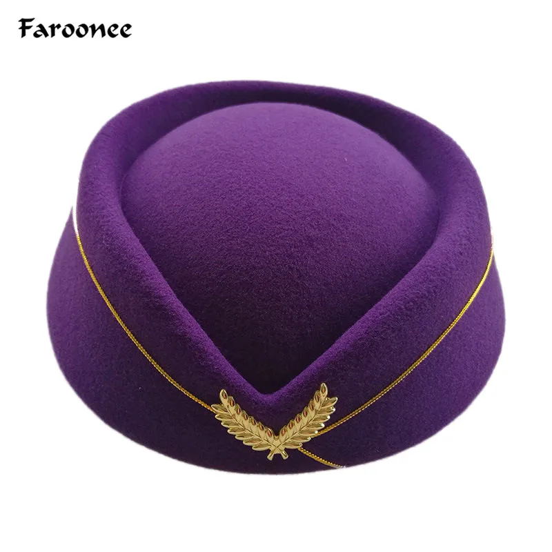 Шерстяной фетровый венчик аксессуар для воздушной шапки 2019|Женские береты| |