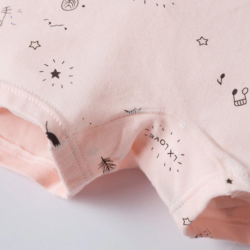 3 pcs/Lot Children's underwear girls cotton pants baby cartoon cat cute pink shorts wholesale Comfortable health | Детская одежда и