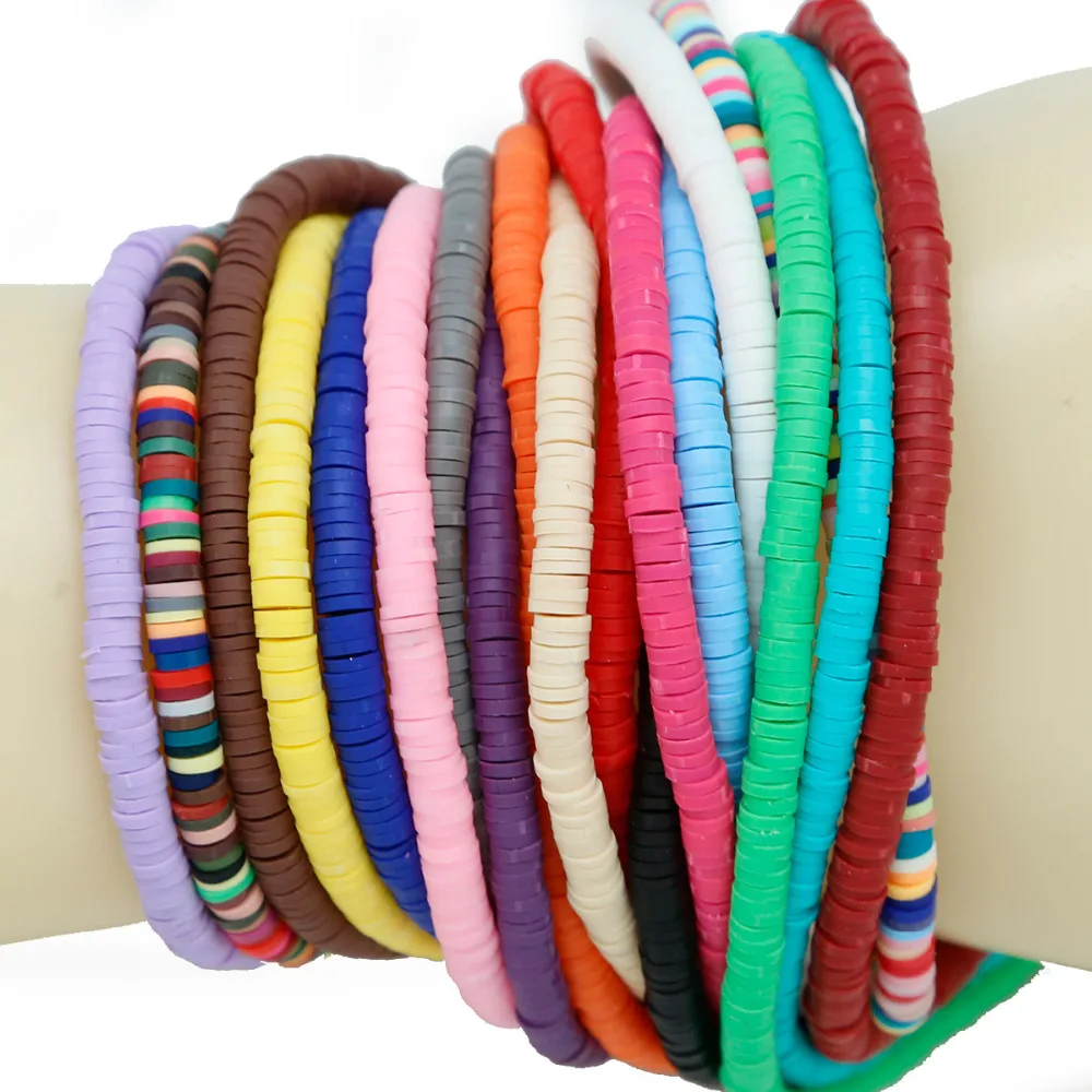 Полимерная глина дисковые разделительные кусочки для ожерелья браслета