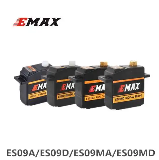 4 шт./лот EMAX ES09A ES09D ES09MA ES09MD сервопривод с двумя подшипниками для радиоуправляемых