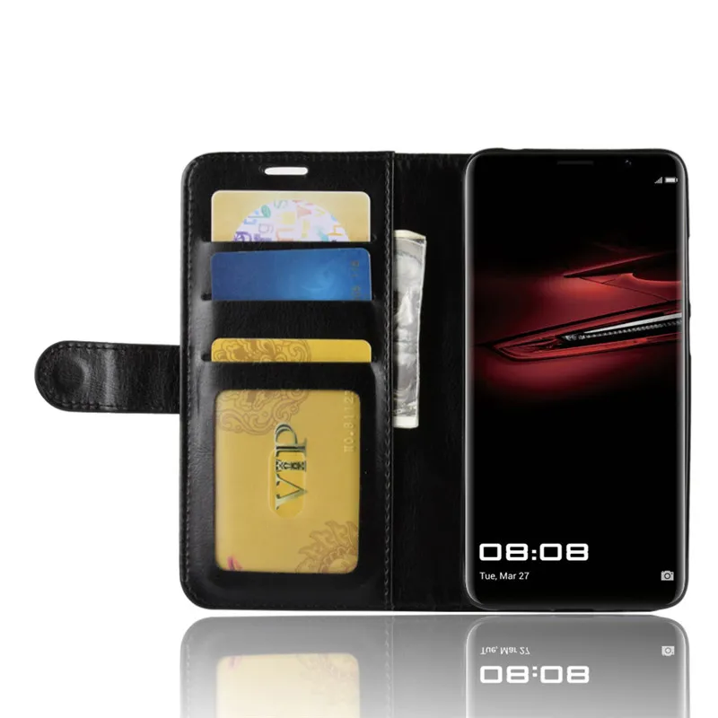 Чехол для Huawei Mate RS чехол 6 0 дюйма Роскошный кошелек телефона из искусственной