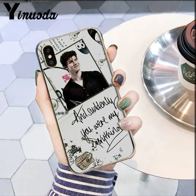 A13 Yinuoda Shawn mendes Модный популярный эстетический чехол для телефона для iphoneex XSMAX 6 6S 7 7plus 8 8Plus 5 5S XR 11 11pro 11promax - Цвет: A13