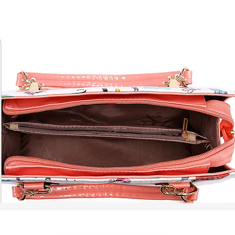 2016 new design color pattern handbacks womens louis fashion famous PU leather crossbody shoulder messenger popular | Багаж и сумки