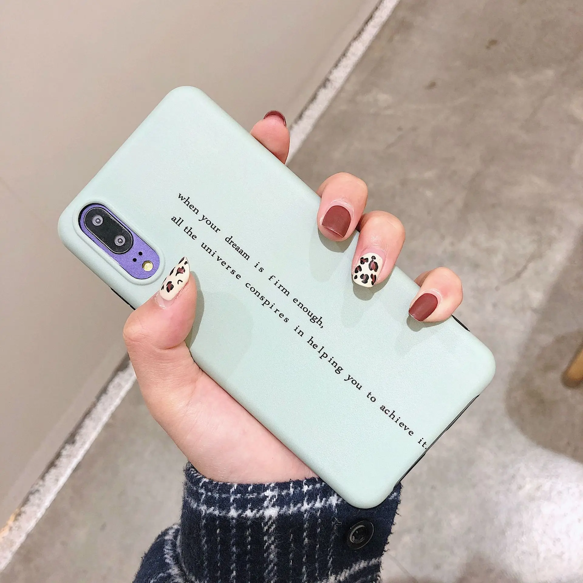 Korean Style Simple Word Case For Huawei P20 30 Pro Mate 10 20 Fashion Soft shell Nova 3 3i 4 2S Cover Coque |