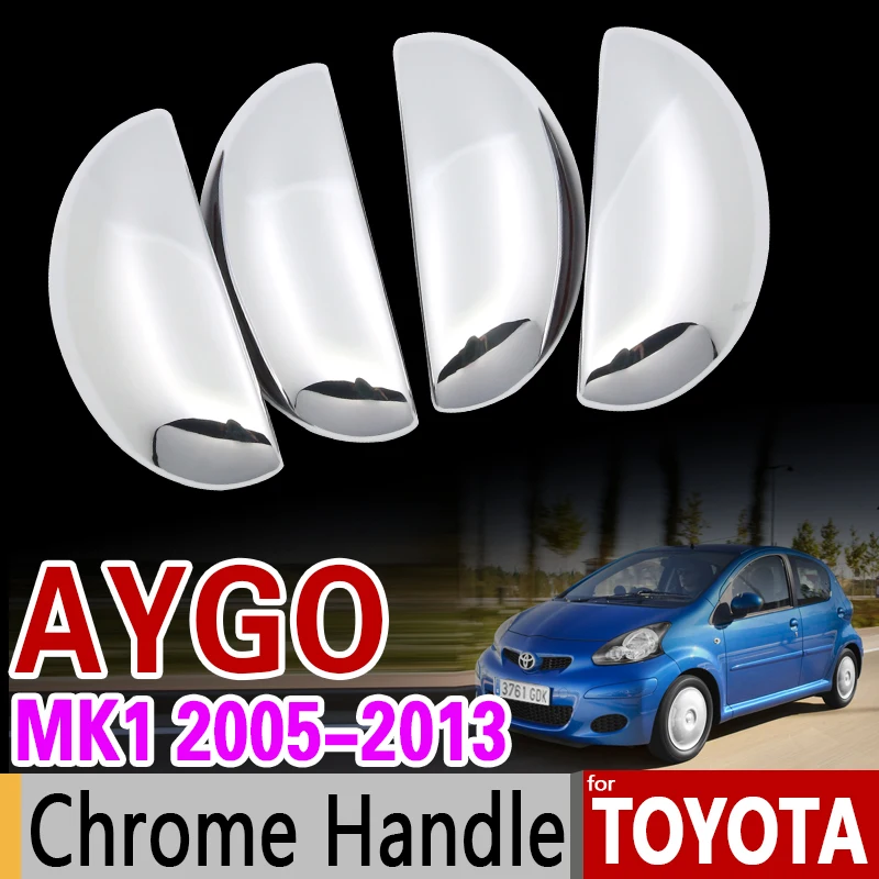Набор стикеров для автомобиля Toyota Aygo MK1 2005 2013 роскошный хромированный набор с