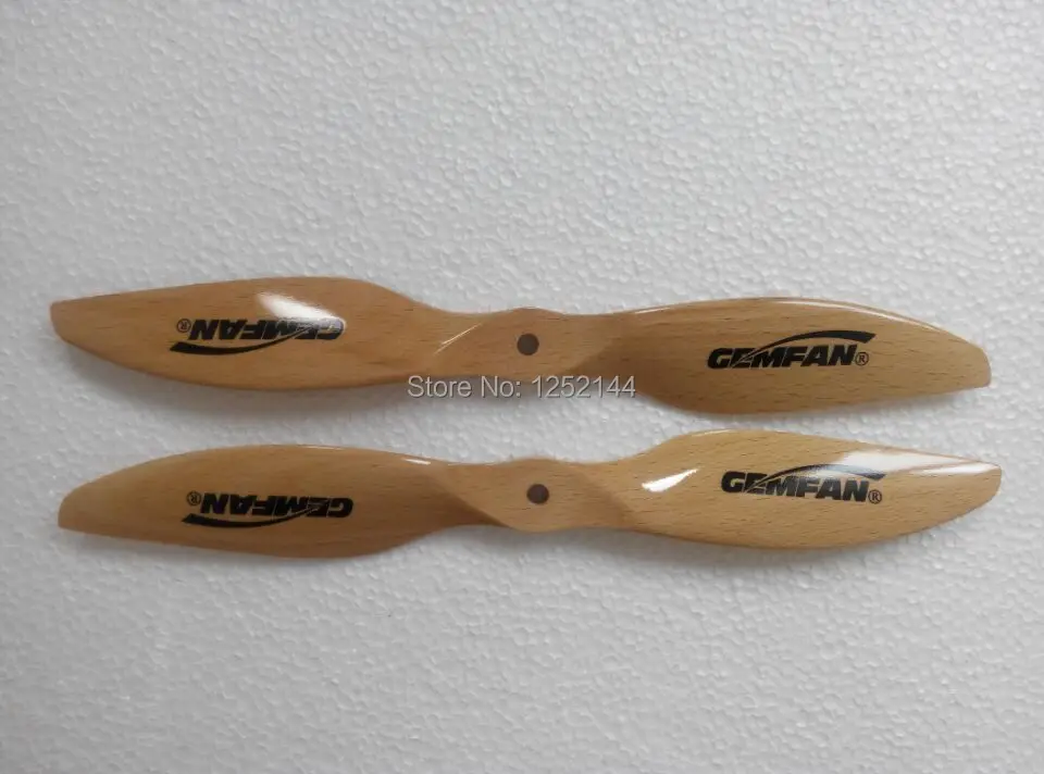 Медленно летающие пропеллеры CW/CCW 14X4.5 деревянные/Буковые 2 шт./лот для RC аэроплан